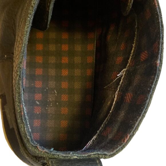 Mens Chaco Mid Davis Dark Olive Green Off White Lace Up Fashion Sneakers Size 12 - Picture 13 of 15